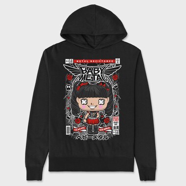 Metal Baby Kawaii, Hanorac Oversize Barbati (Unisex)