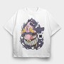 Mystic Wizard Scream, Tricou Oversize Barbati (Unisex)