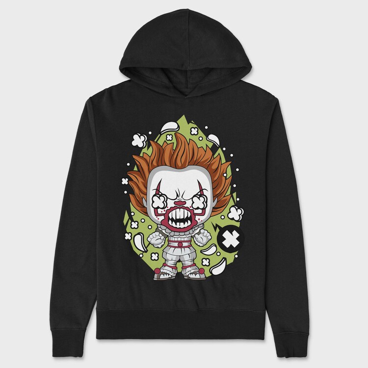 Pennywise Scream Riot, Hanorac Oversize Barbati (Unisex)