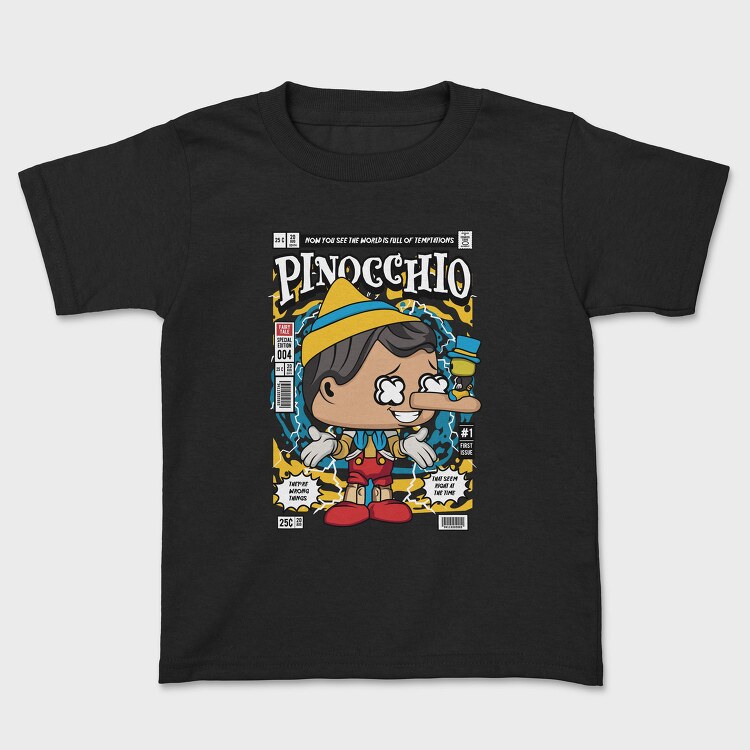Pinocchio Pop Art, Tricou Copii