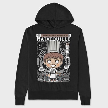 Ratatouille Chef, Hanorac Oversize Barbati (Unisex)