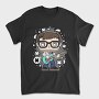 Rockstar Glasses Guitar, Tricou Barbati (Unisex)