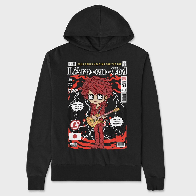 Rockstar Revolution, Hanorac Oversize Barbati (Unisex)