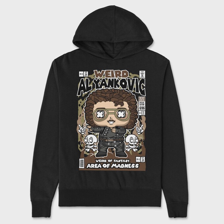 Rockstar Skull Vibes, Hanorac Oversize Barbati (Unisex)