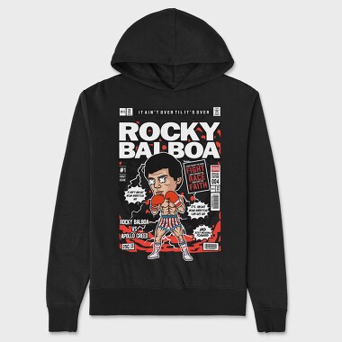 Rocky Boxing Legend, Hanorac Oversize Barbati (Unisex)