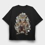 Savage Samurai Strike, Tricou Oversize Barbati (Unisex)