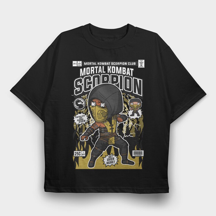 Scorpion Strike, Tricou Oversize Barbati (Unisex)
