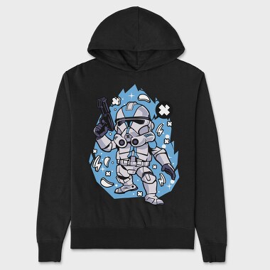 Stormtrooper Blast, Hanorac Oversize Barbati (Unisex)