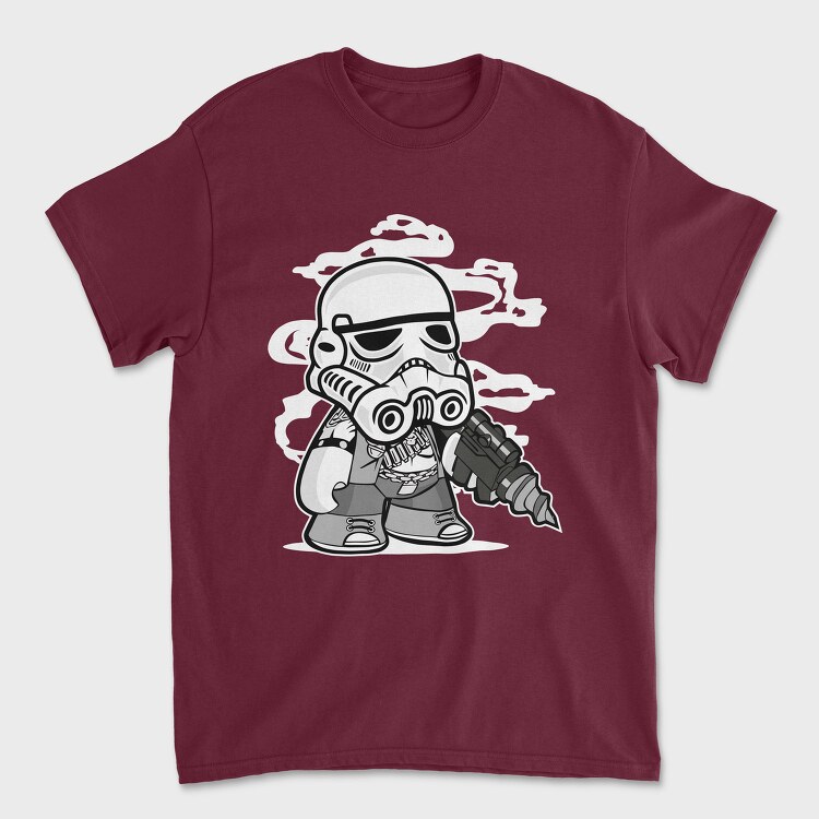 Stormtrooper Chibi, Tricou Barbati (Unisex)