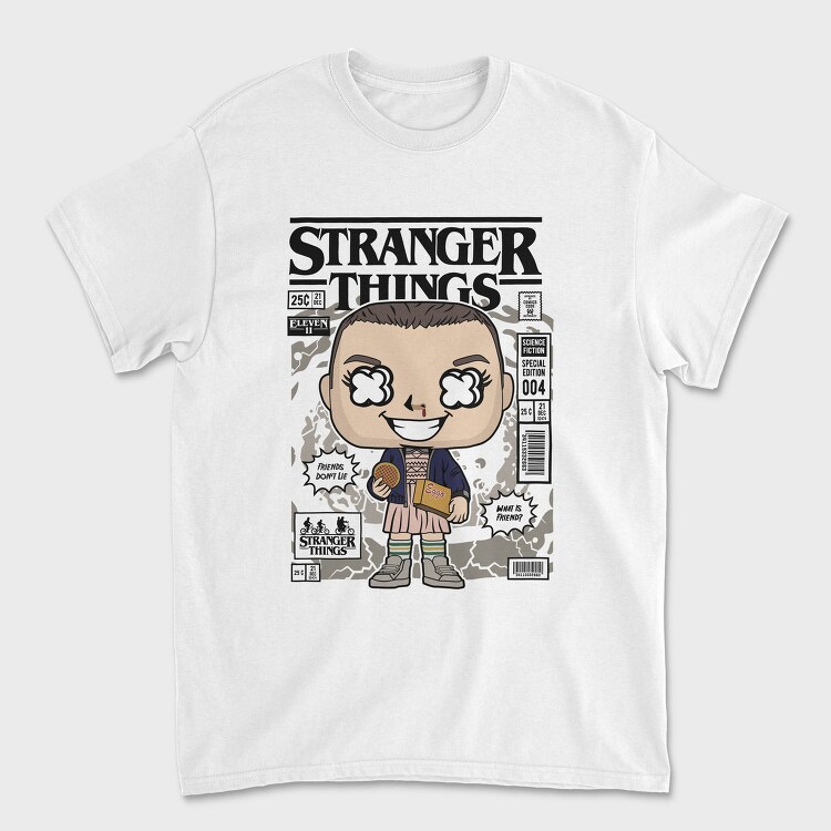 Stranger Things Pop Art, Tricou Barbati (Unisex)