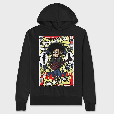 The Cure Rockstar, Hanorac Oversize Barbati (Unisex)