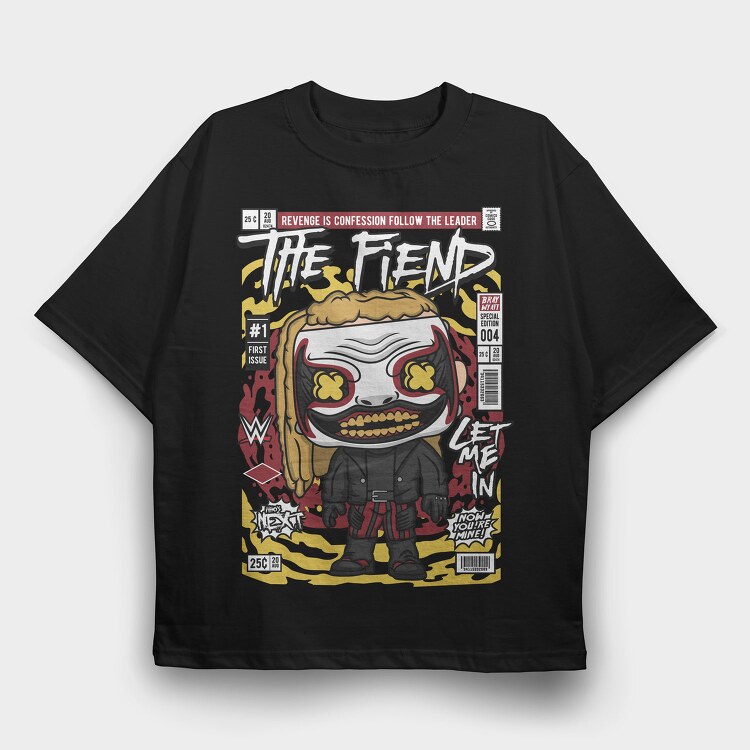 The Fiends Revenge, Tricou Oversize Barbati (Unisex)