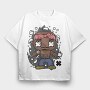 Thug Life Rapper, Tricou Oversize Barbati (Unisex)