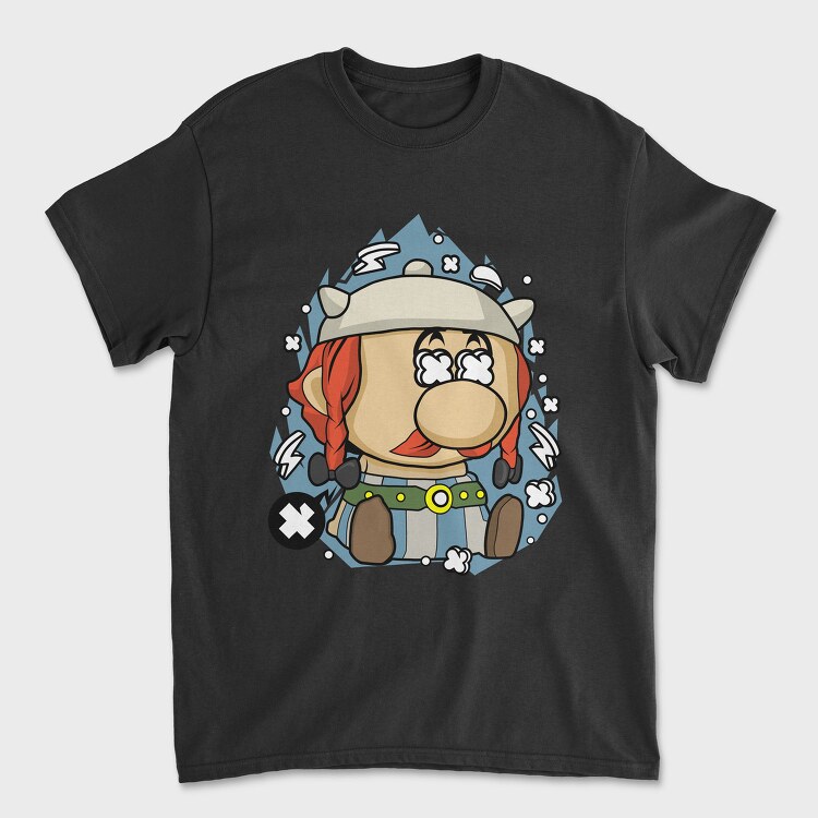 Viking Warrior Mascot, Tricou Barbati (Unisex)