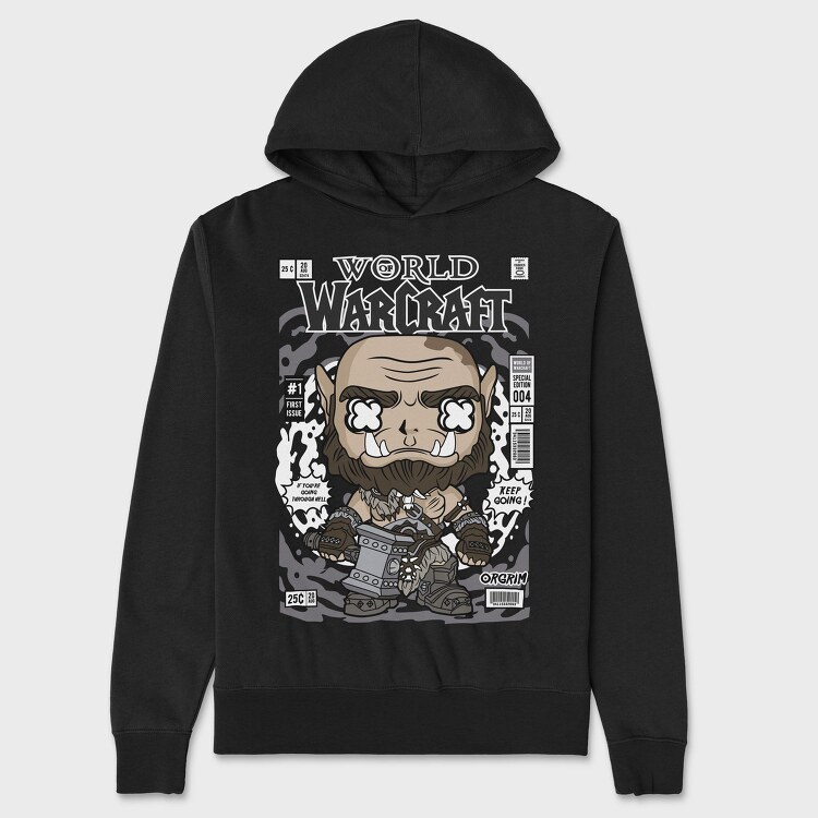 Warcraft Beast, Hanorac Oversize Barbati (Unisex)