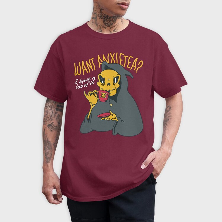Anxietea, Tricou Barbati (Unisex)