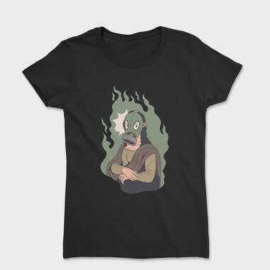 Tricou Femei, Mona Lisa Mask