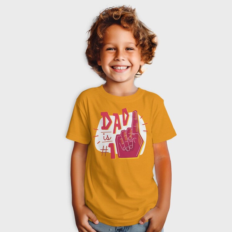 Dad Is No 1, Tricou Copii