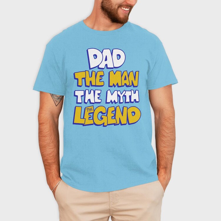 Dad The Legend, Tricou Barbati (Unisex)
