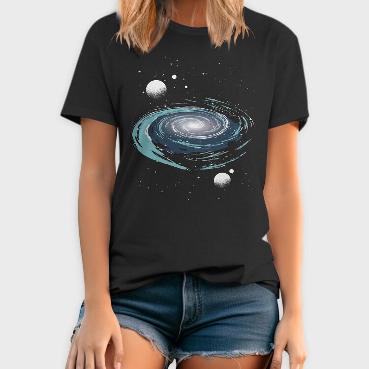 Space Nebula, Tricou Barbati (Unisex)