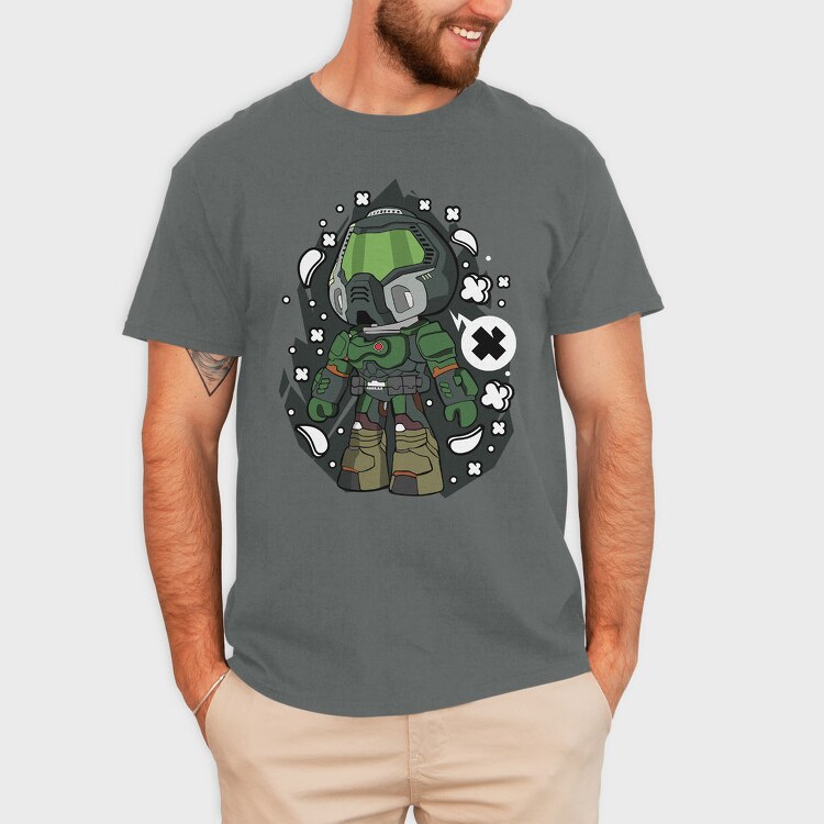 Cyberpunk Soldier, Tricou Barbati (Unisex)