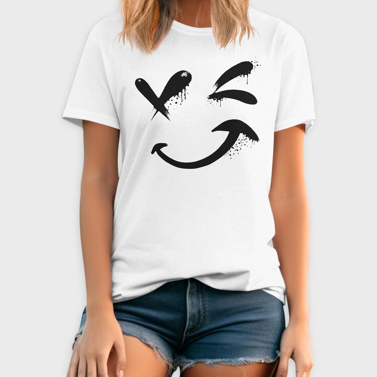 Emoji Happy Face, Tricou Barbati (Unisex)