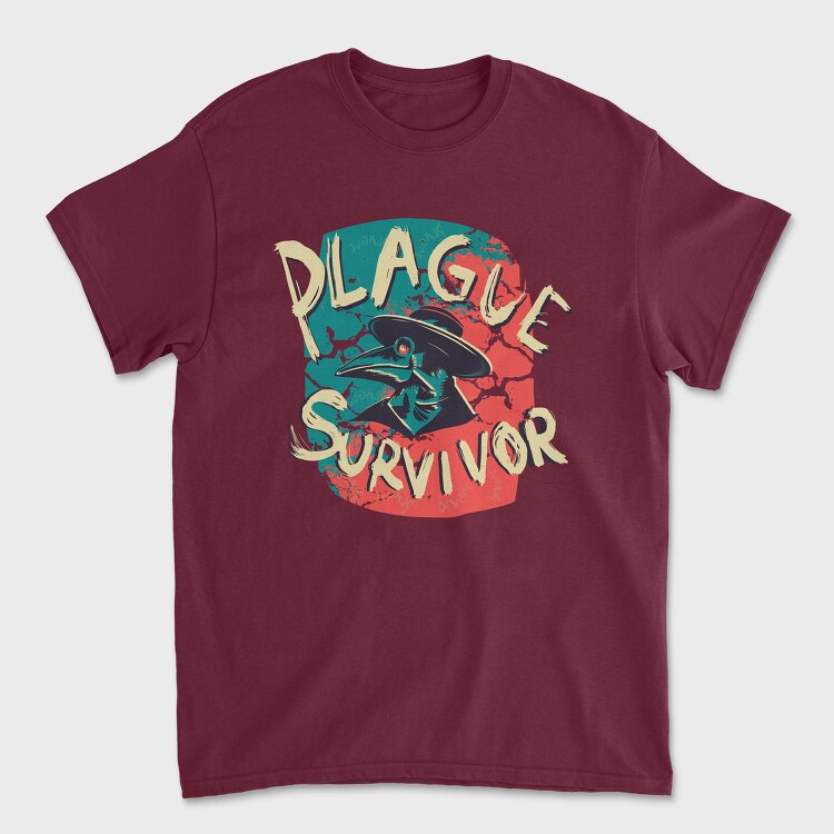 Plague Survivor, Tricou Barbati (Unisex)