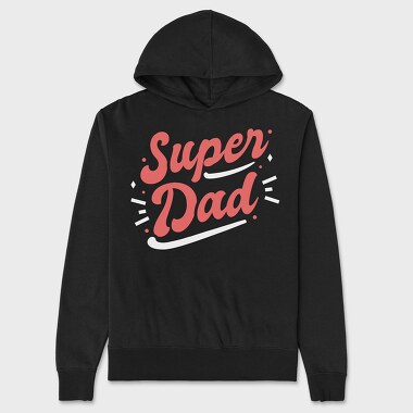 Super Dad, Hanorac Oversize Barbati (Unisex)