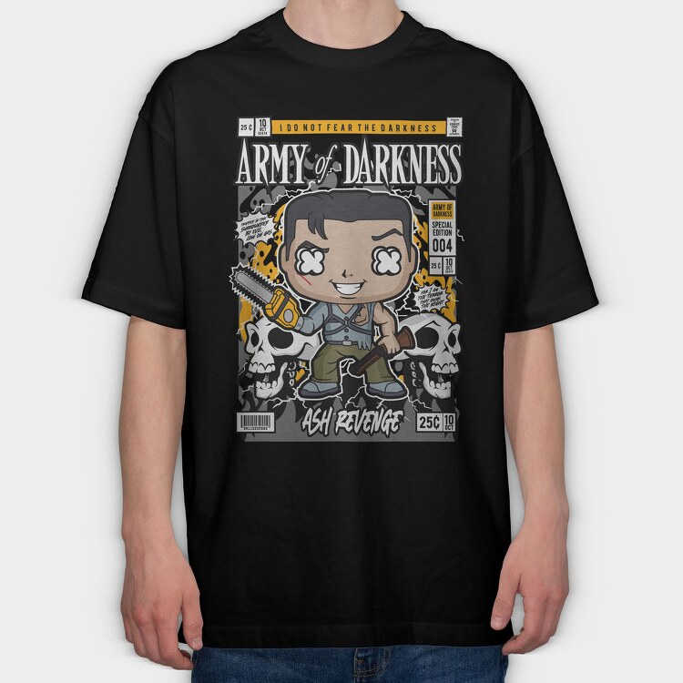 Army Of Darkness, Tricou Oversize Barbati (Unisex)