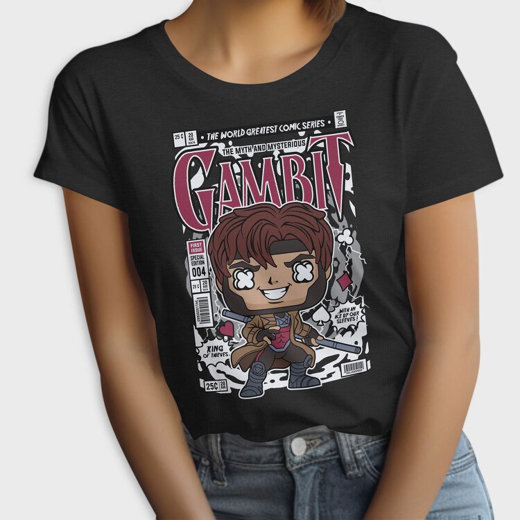 Gambit Comic Chibi, Tricou Femei