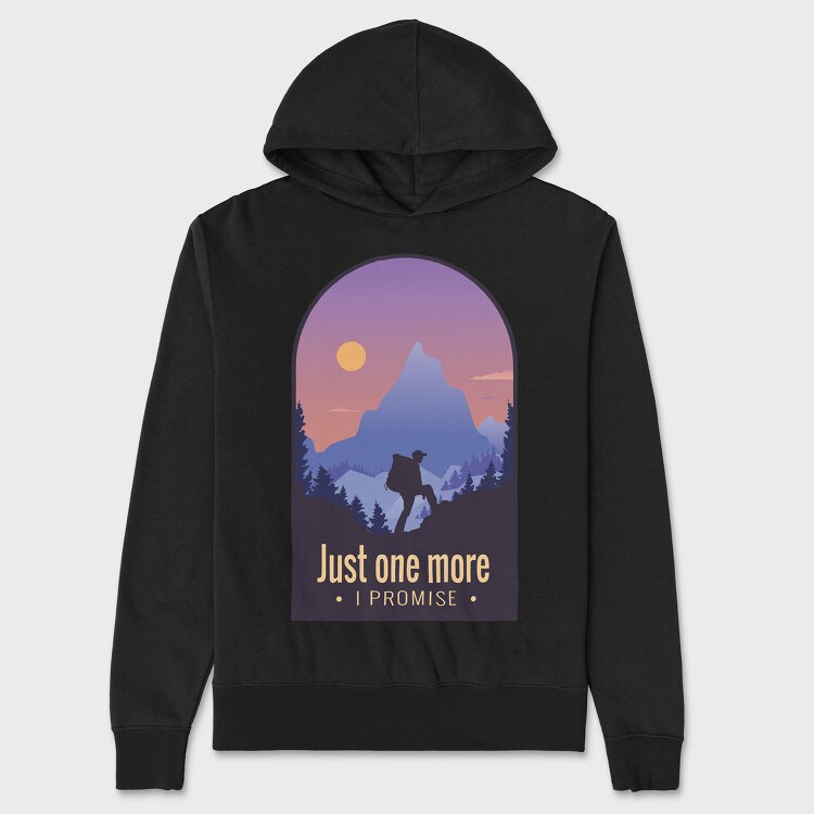 Just One More, Hanorac Oversize Barbati (Unisex)
