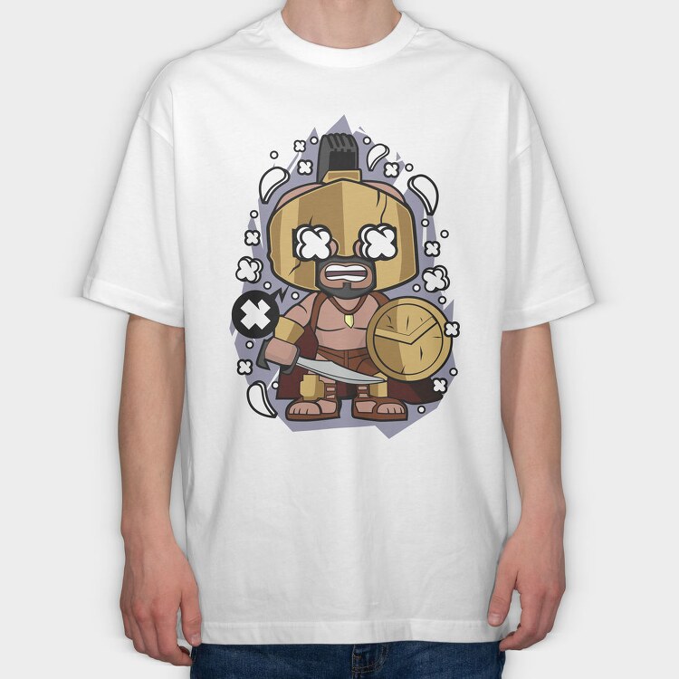 Gladiators Edge, Tricou Oversize Barbati (Unisex)