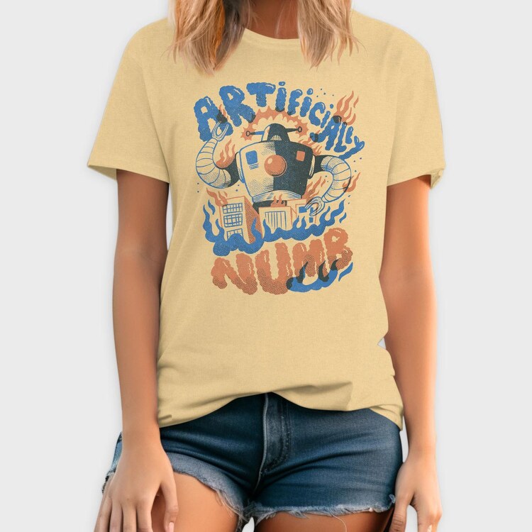 Robot Invasion 02, Tricou Barbati (Unisex)