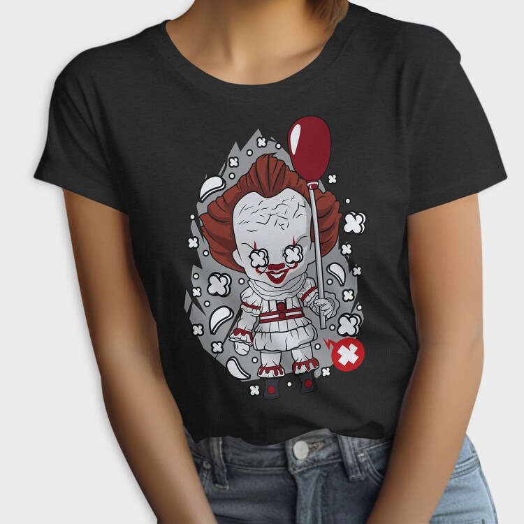 Pennywise Clown Balloon, Tricou Femei