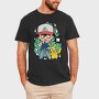 Pikachu Ash Streetwear, Tricou Barbati (Unisex)