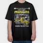 Banana Racing Minions, Tricou Oversize Barbati (Unisex)