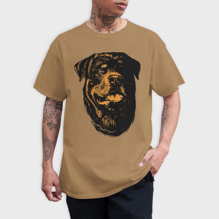 Rottweiller, Tricou Barbati (Unisex)