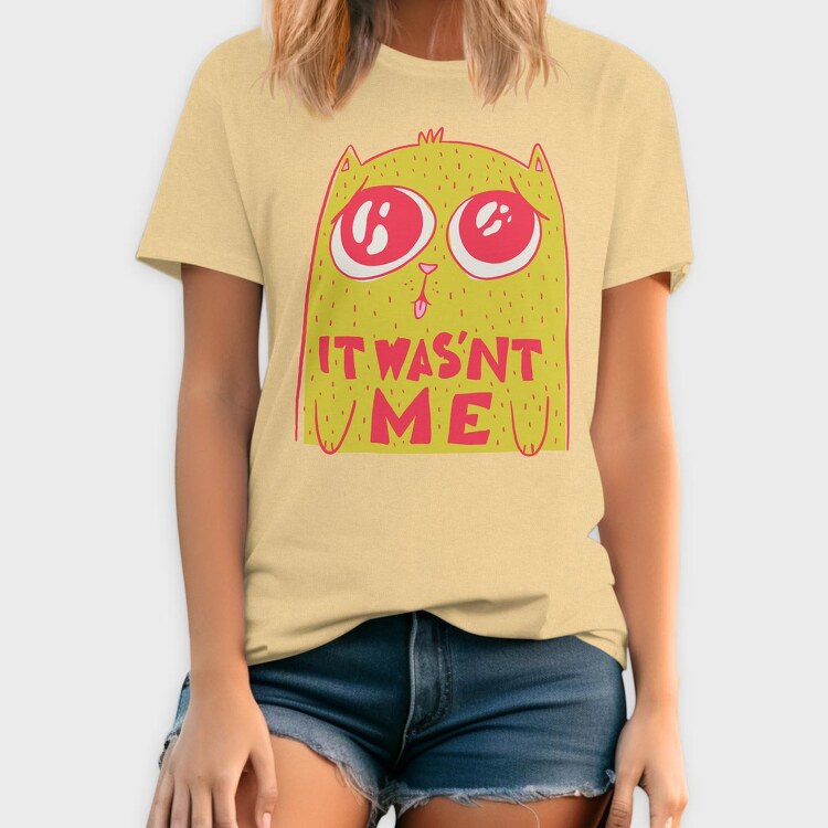 Cat It Wasnt Me, Tricou Barbati (Unisex)