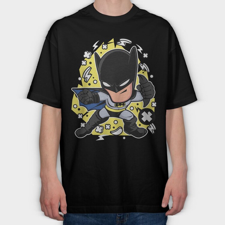 Batman Burst, Tricou Oversize Barbati (Unisex)