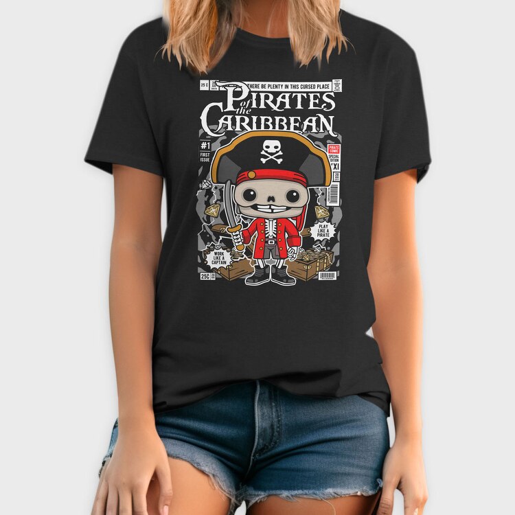 Pirate Captain Treasure Hunt, Tricou Barbati (Unisex)