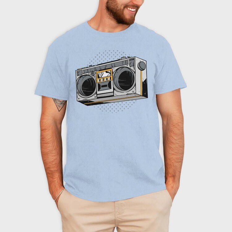 80's Radio, Tricou Barbati (Unisex)