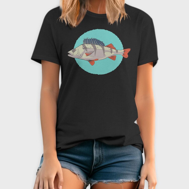 Flussbarsch Fish, Tricou Barbati (Unisex)