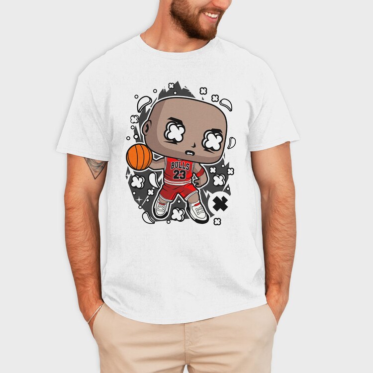 Bball King Chibi, Tricou Barbati (Unisex)