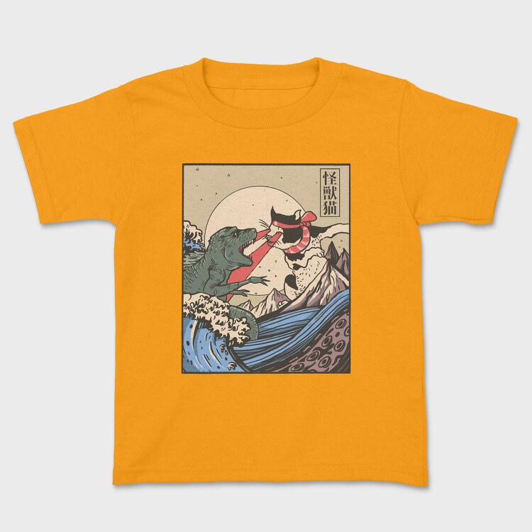 Kaiju Vs Cat, Tricou Copii