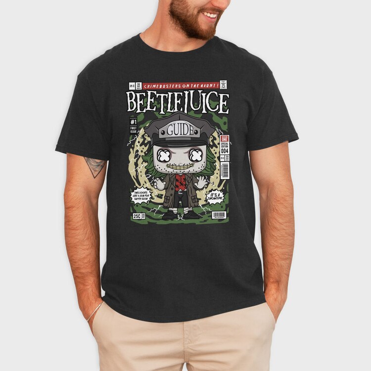 Beetlejuice Guide, Tricou Barbati (Unisex)