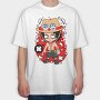 Pirate Chibi Adventure, Tricou Oversize Barbati (Unisex)