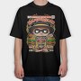 Hamburger Thief, Tricou Oversize Barbati (Unisex)