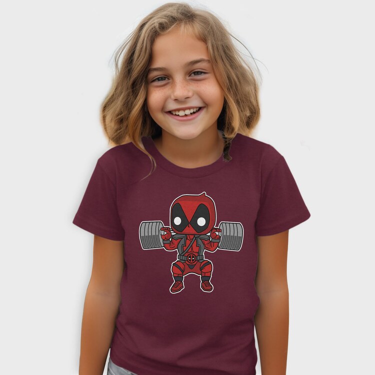 Deadpool Gym Hero, Tricou Copii