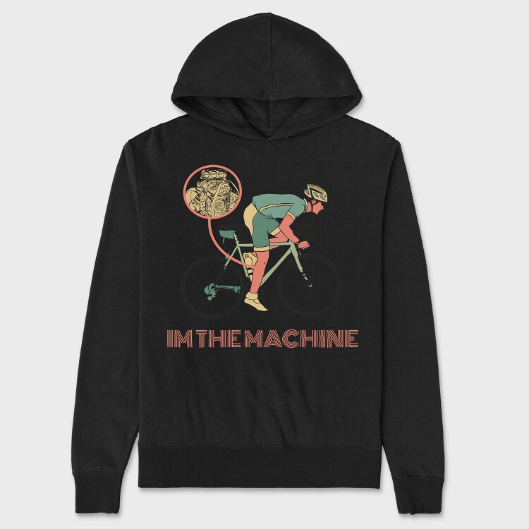 I'm The Machine, Hanorac Oversize Barbati (Unisex)