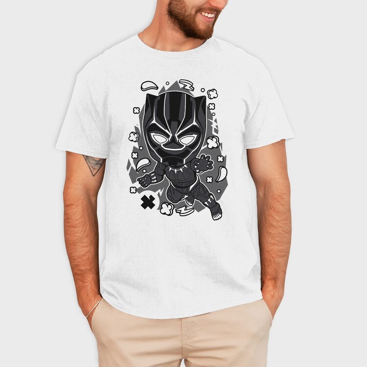 Black Panther Burst, Tricou Barbati (Unisex)